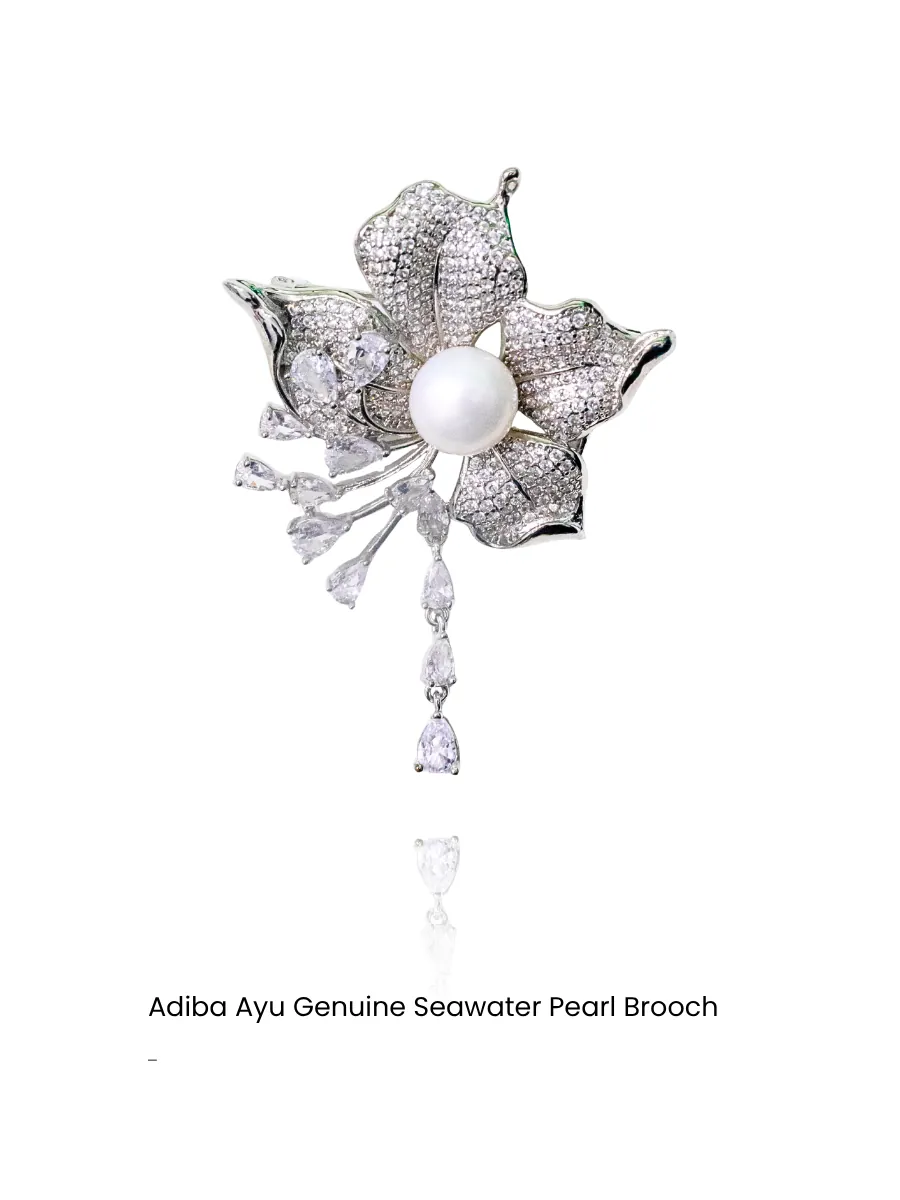Velvet Orchid Brooch