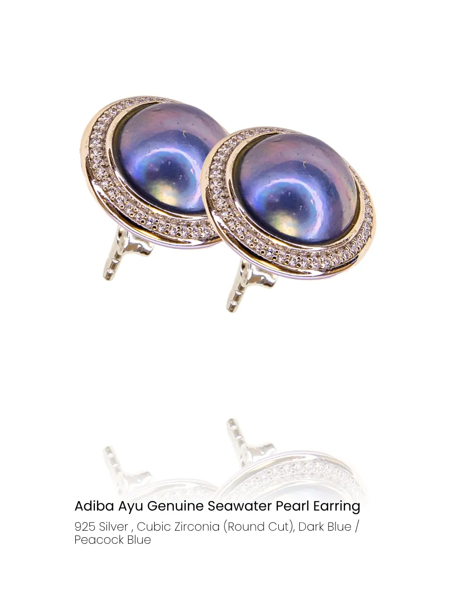 Peacock Halo Earrings