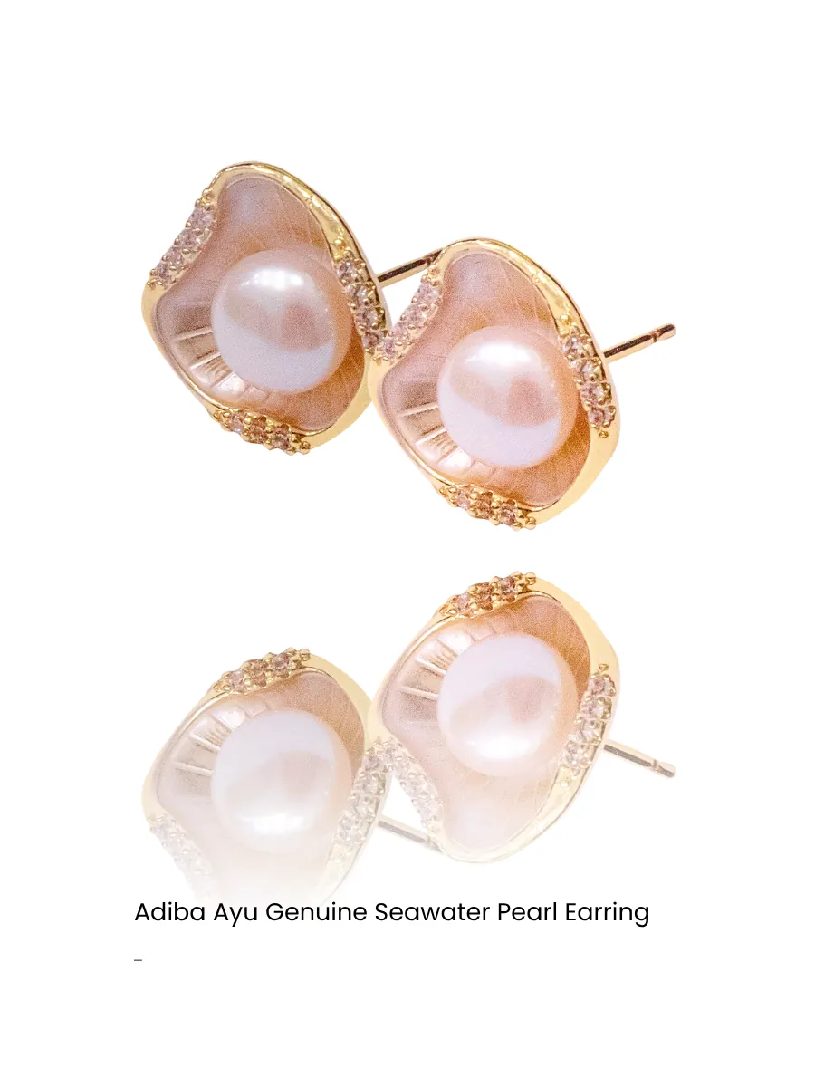 Venus Shell Pearl Earrings