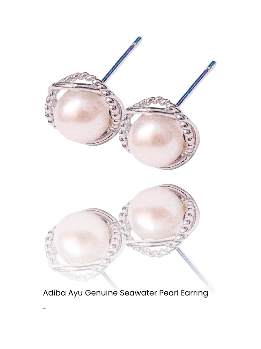 Oriana Orbit Pearl Earrings
