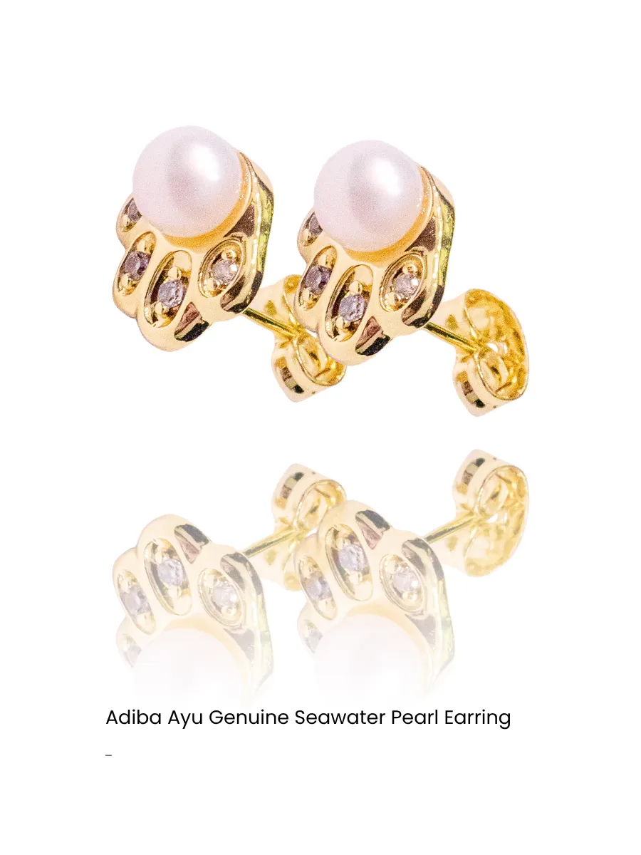 Valencia Dew Pearl Earrings