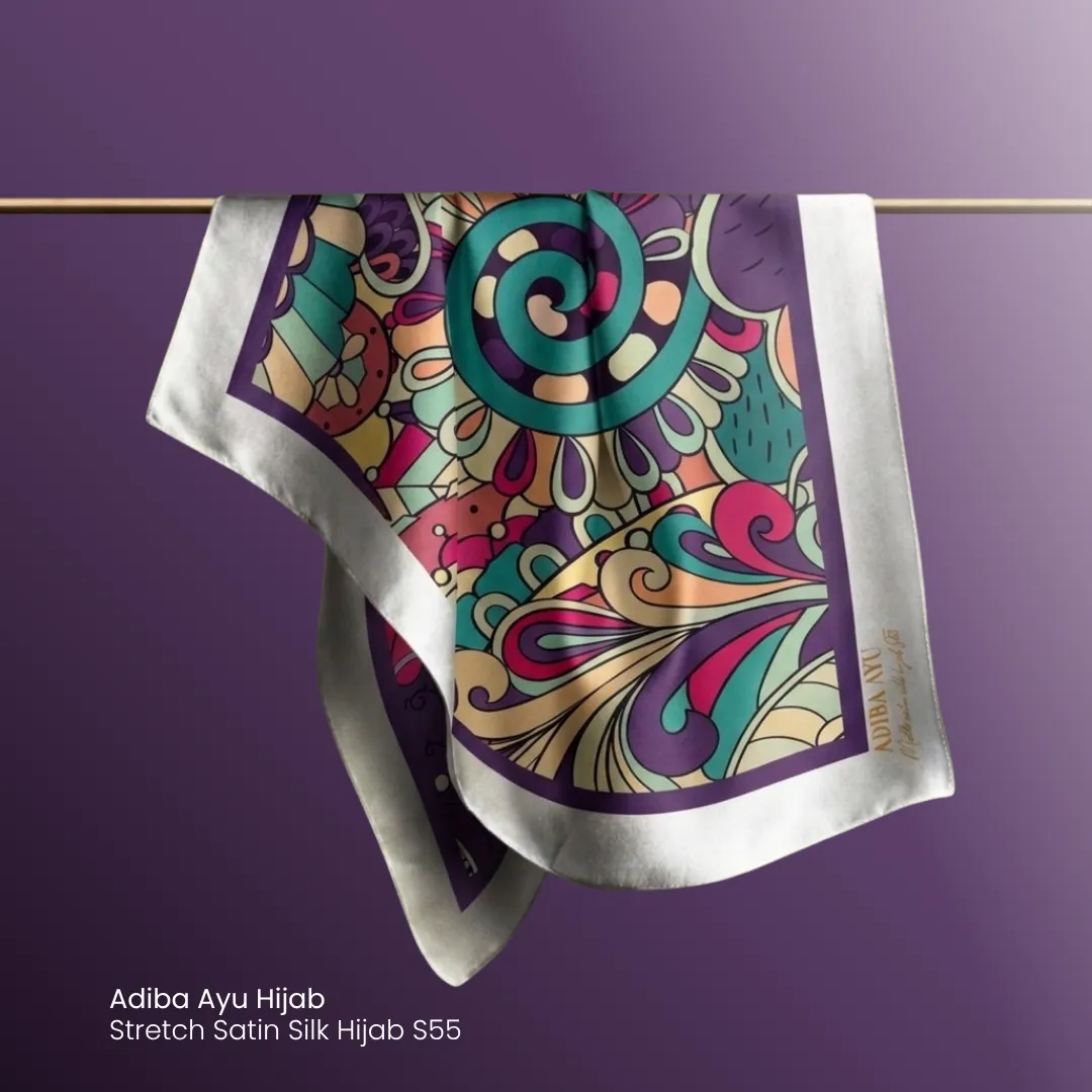 Adiba Ayu Stretch Satin Silk Bawal Collection