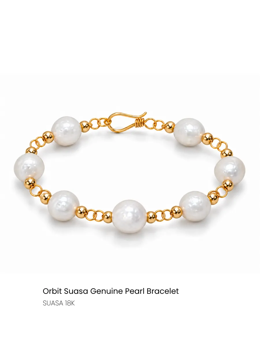 Orbit Suasa Pearl Bracelet