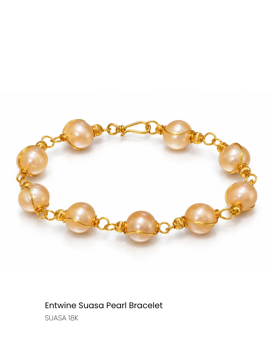 Entwine Suasa Pearl Bracelet