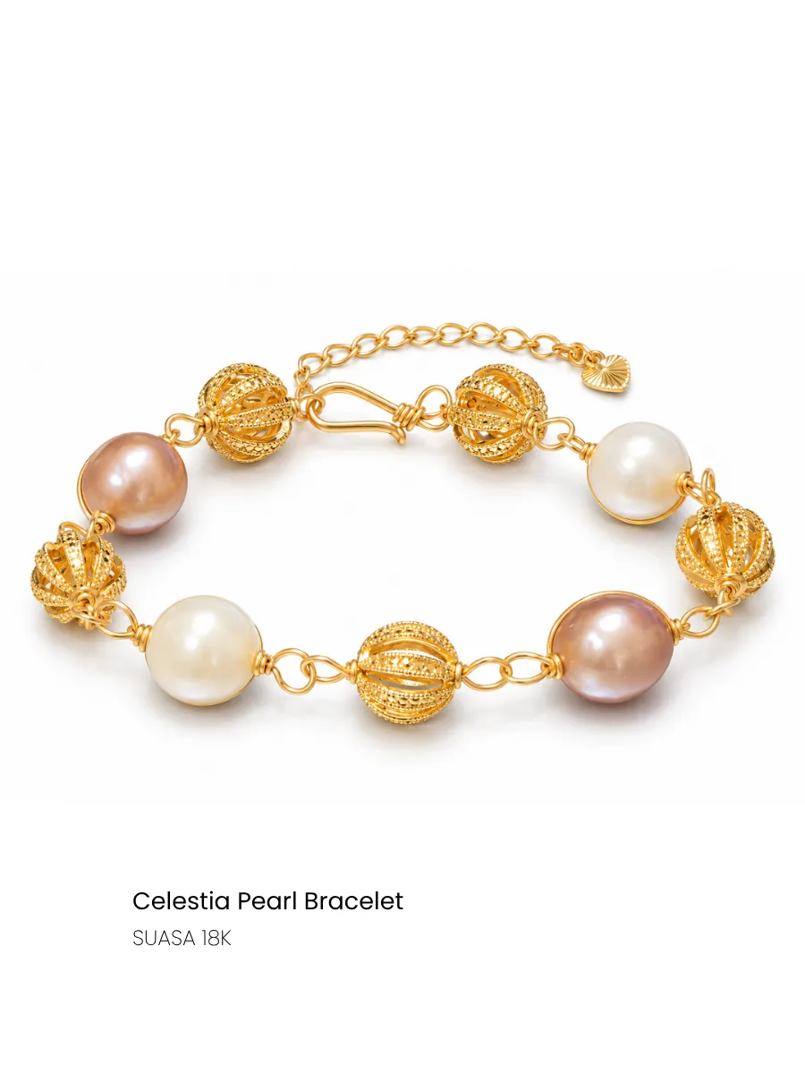 Celestia Pearl Bracelet